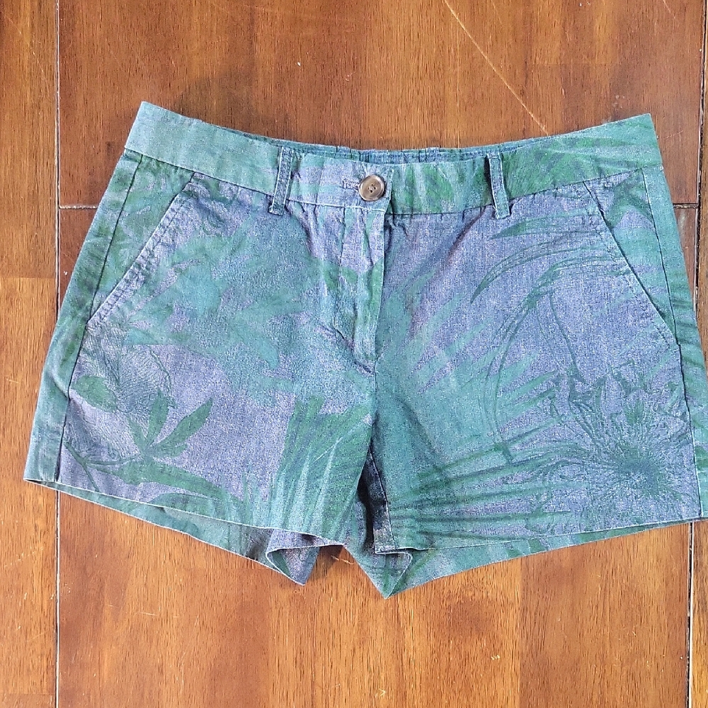 GAP Green and Blue Bermuda Shorts Casual Summer Style